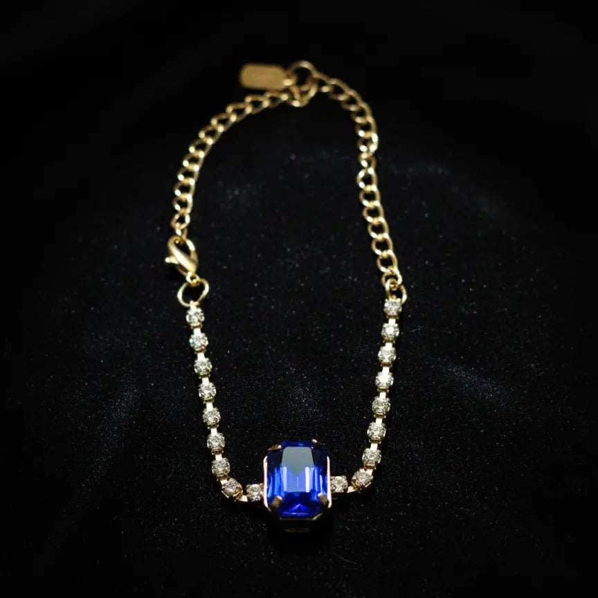 Collier Cristal Impérial – Éclat Doré Celesti