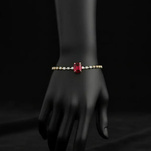Bracelet Rubis Élégance - Celesti